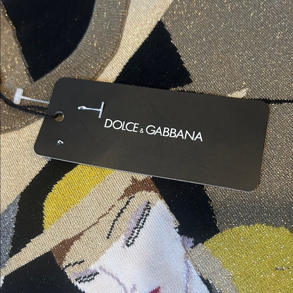 NEW! Dolce & Gabbana Intarsia Knit Vest Size IT 36 - Picture 5 of 10